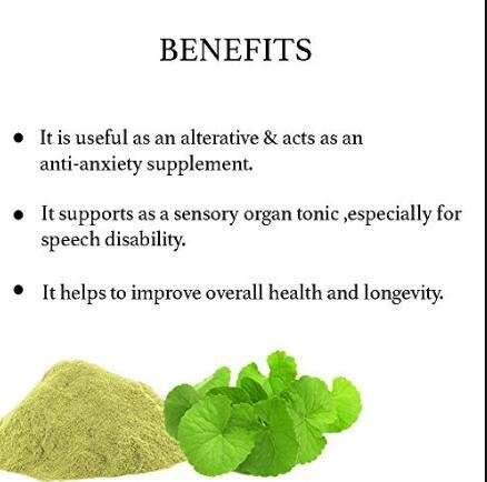 Organic Gotu Kola Powder Benefits